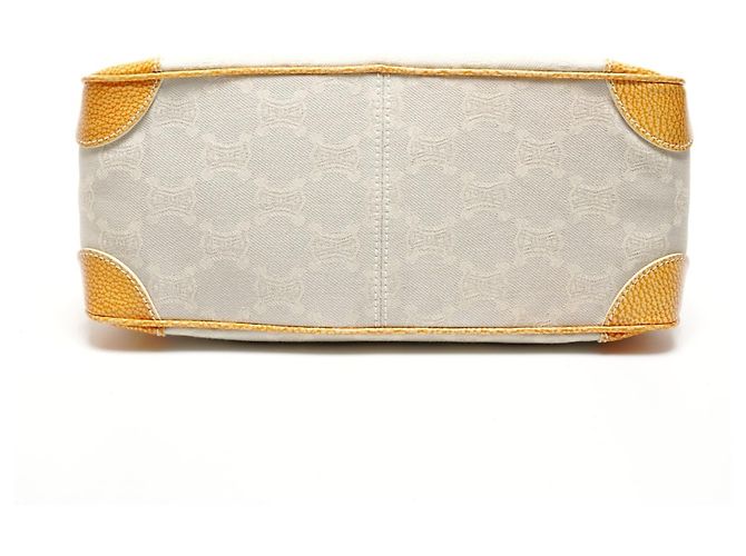 Céline Borsa a mano in tela Macadam Boogie di Celine Beige - vista 7