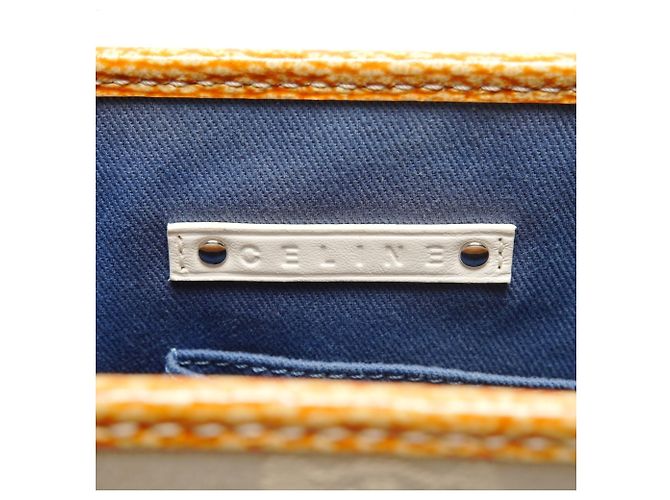 Céline Borsa a mano in tela Macadam Boogie di Celine Beige - vista 9