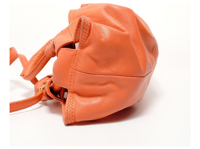 Loewe Anagram 2-Wege Ledertasche Orange - Ansicht 3