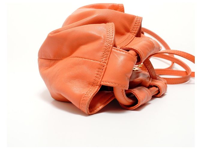 Loewe Anagram 2-Wege Ledertasche Orange - Ansicht 4