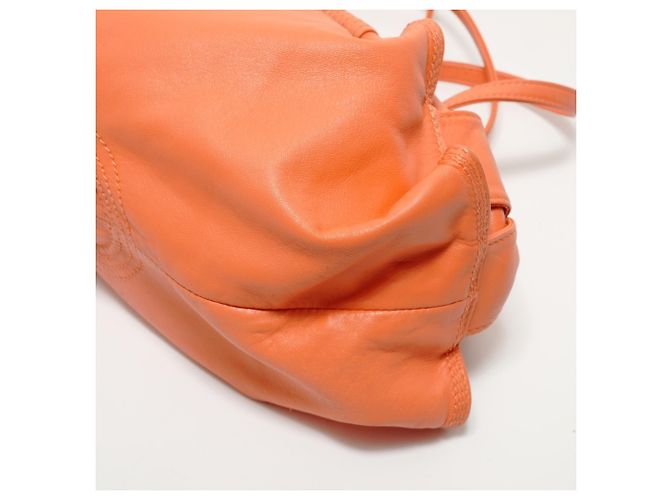 Loewe Anagram 2-Wege Ledertasche Orange - Ansicht 6