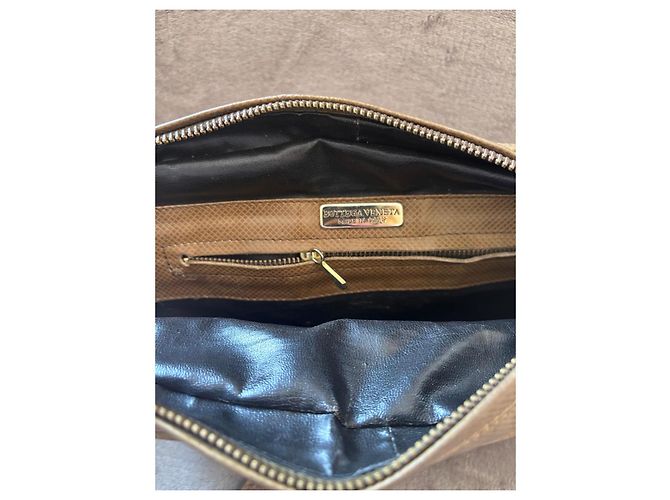 Bottega Veneta Borsa in pelle realizzata in pelle Marrone - vista 9