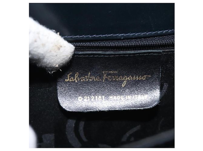 Salvatore Ferragamo Convertible Top Handle Leather Nero - vista 6