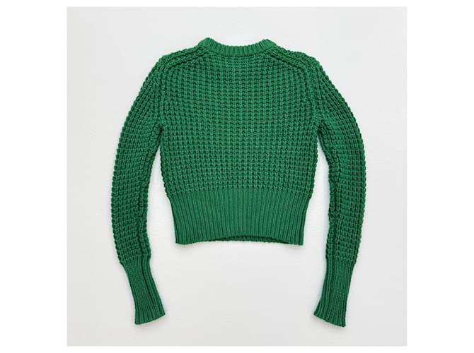 Suéter de algodão verde Acne Studios - vista 2
