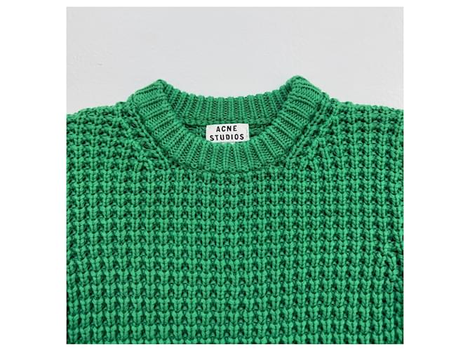 Suéter de algodão verde Acne Studios - vista 5