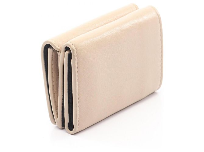 Billetera Mini Everyday Balenciaga Beige - vista 2