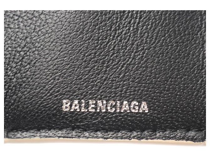 Billetera Mini Everyday Balenciaga Beige - vista 5