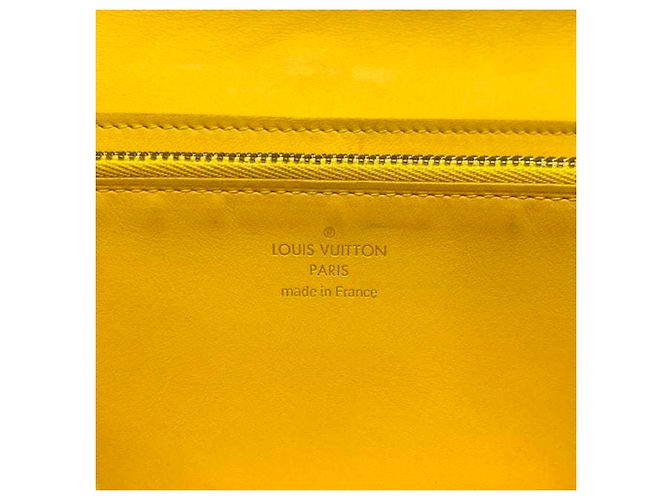Louis Vuitton Bi-Fold Geldbörse Braun Beige Gelb - Ansicht 6