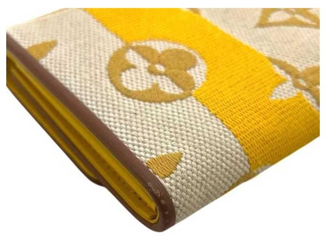 Louis Vuitton Bi-Fold Geldbörse Braun Beige Gelb - Ansicht 8