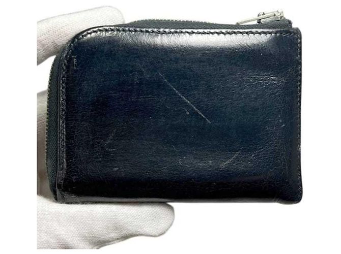 Portafoglio nero Hermès in pelle Box Calf - vista 11