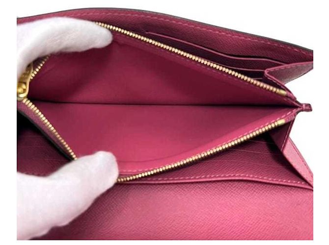 Billetera Larga Bi-Fold Louis Vuitton Castaño Rosa Monograma - vista 6