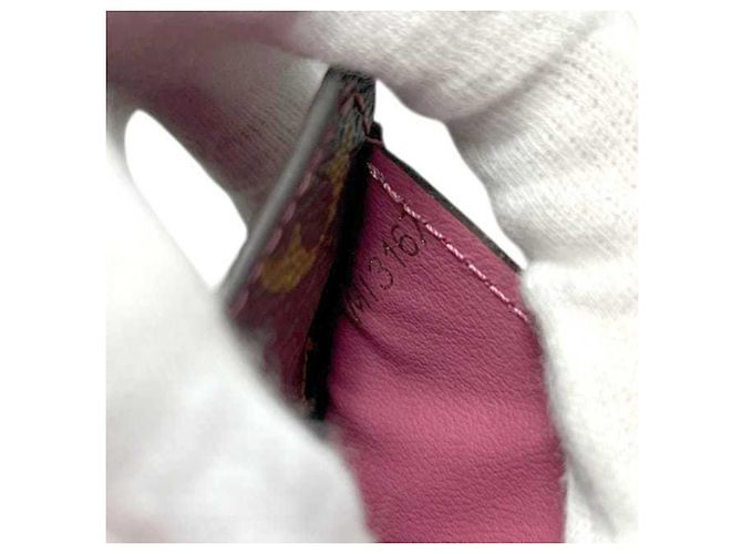 Billetera Larga Bi-Fold Louis Vuitton Castaño Rosa Monograma - vista 7