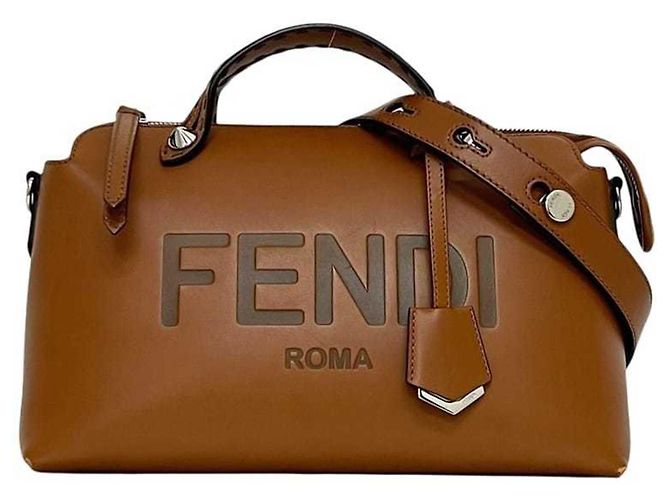 Borsa a spalla Fendi By The Way, Media, Marrone - vista 2