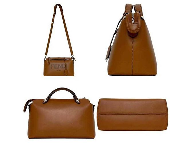 Borsa a spalla Fendi By The Way, Media, Marrone - vista 3