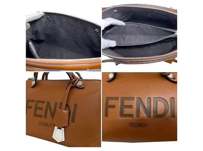 Borsa a spalla Fendi By The Way, Media, Marrone - vista 5