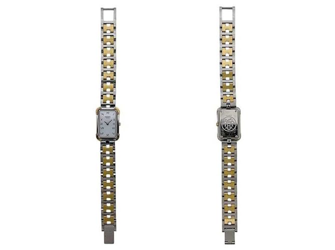 Reloj de pulsera de acero inoxidable Hermès Croisière - vista 3