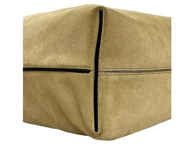 Borsa a Spalla Flamenco Knot di Loewe Beige Marrone scuro - vista 10