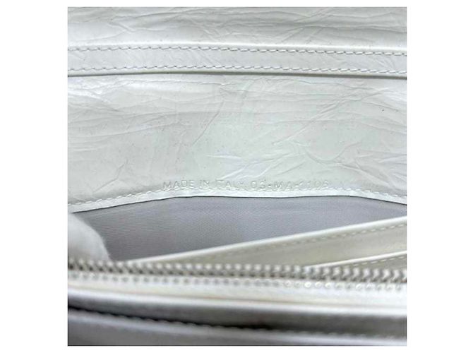 Billetera de hombro de cuero blanco Christian Dior - vista 6