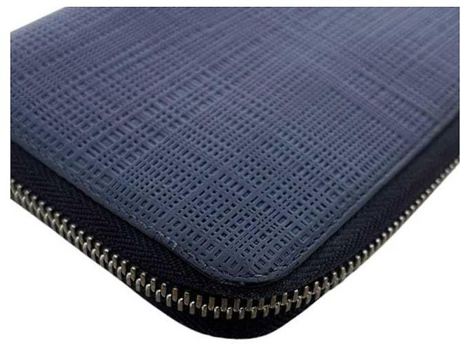 Loewe Navy Leather Long Wallet Navy blue - view 10
