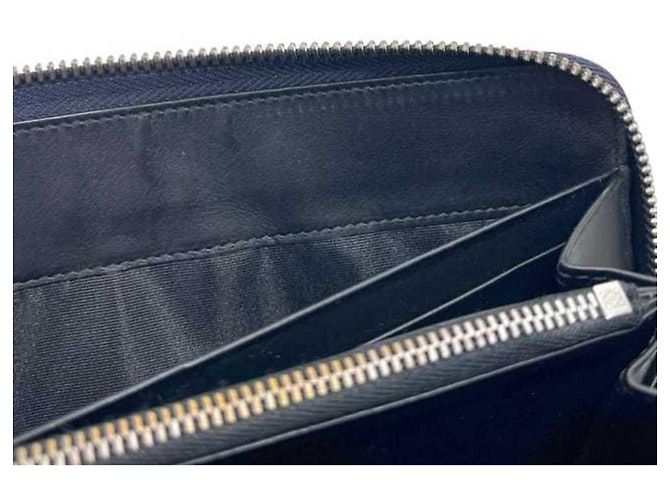 Loewe Navy Leather Long Wallet Navy blue - view 5