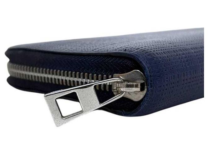 Loewe Navy Leather Long Wallet Navy blue - view 9