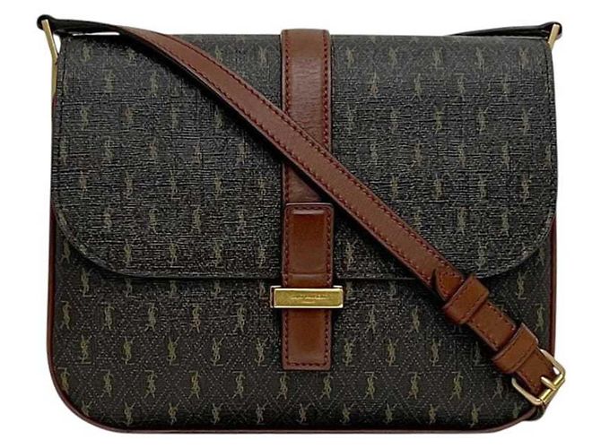 Saint Laurent Schultertasche Braun Dunkelbraun - Ansicht 2