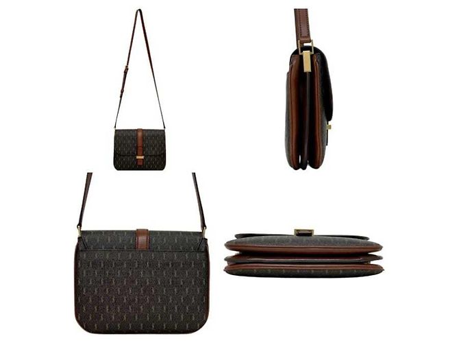 Saint Laurent Schultertasche Braun Dunkelbraun - Ansicht 3