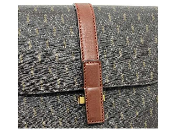 Saint Laurent Schultertasche Braun Dunkelbraun - Ansicht 7