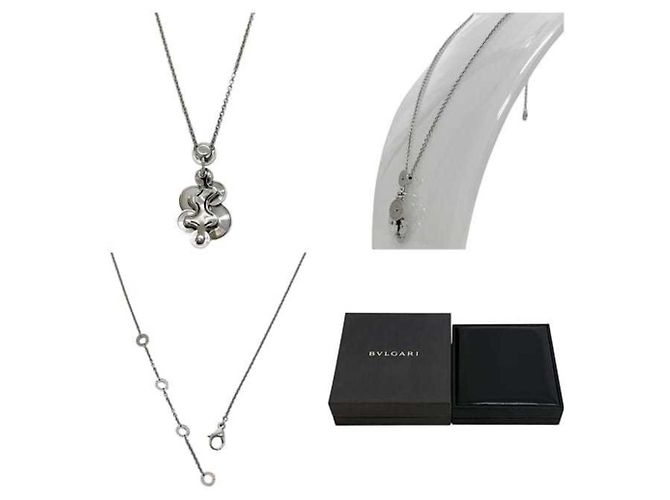 Collana Cycladi Bvlgari Bulgari in Oro Bianco D'oro - vista 3