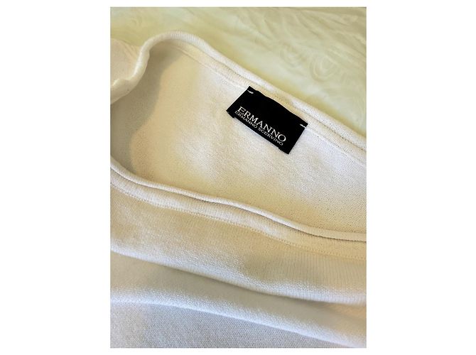 Vestido Ermanno Scervino Blanco de Algodón - vista 2