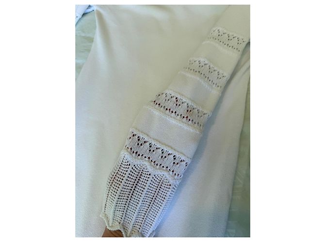 Vestido Ermanno Scervino Blanco de Algodón - vista 3