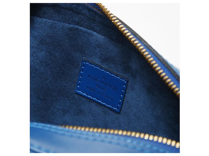 Borsa Louis Vuitton Epi Sablon Blu - vista 10
