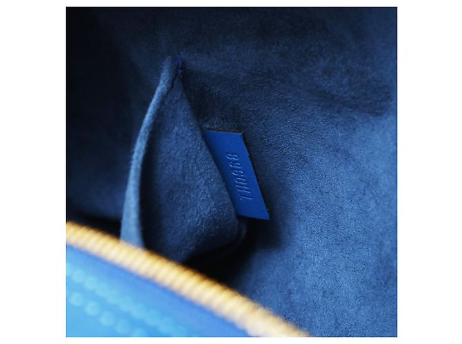 Borsa Louis Vuitton Epi Sablon Blu - vista 11