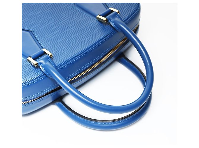 Borsa Louis Vuitton Epi Sablon Blu - vista 13