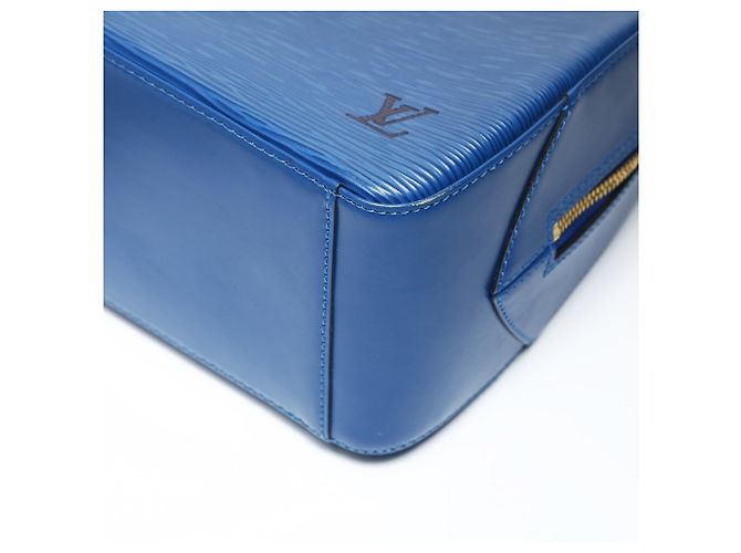 Borsa Louis Vuitton Epi Sablon Blu - vista 6