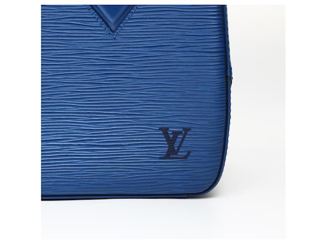 Borsa Louis Vuitton Epi Sablon Blu - vista 8