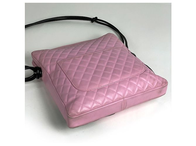 Borsa a Spalla Chanel Cambon Line Nero Rosa - vista 2