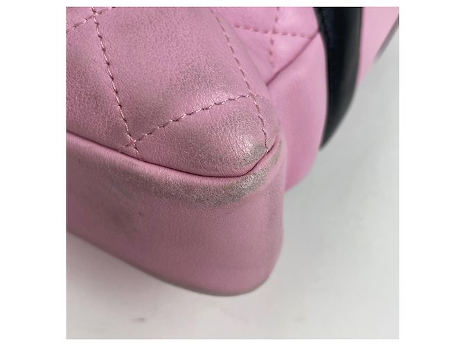 Borsa a Spalla Chanel Cambon Line Nero Rosa - vista 3
