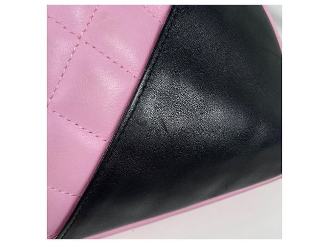 Borsa a Spalla Chanel Cambon Line Nero Rosa - vista 4