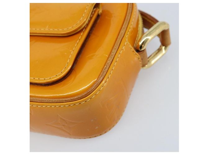 LOUIS VUITTON Borsa a spalla Monogram Vernis Christy MM Gialla M91108 Auth gh1865 Giallo - vista 14