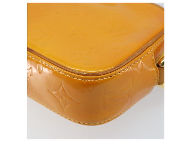 LOUIS VUITTON Borsa a spalla Monogram Vernis Christy MM Gialla M91108 Auth gh1865 Giallo - vista 16