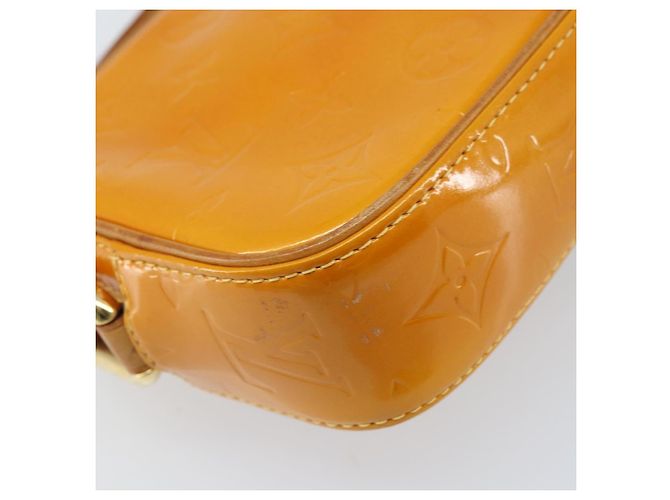 LOUIS VUITTON Borsa a spalla Monogram Vernis Christy MM Gialla M91108 Auth gh1865 Giallo - vista 17