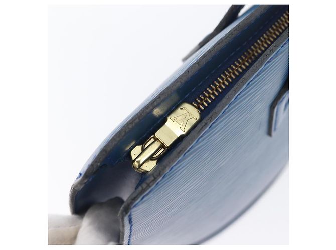 LOUIS VUITTON Borsa a Spalla Epi Saint Jacques Blu M52275 LV Auth SW2284 - vista 10