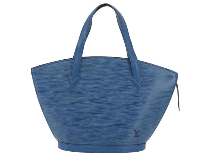 LOUIS VUITTON Borsa a Spalla Epi Saint Jacques Blu M52275 LV Auth SW2284 - vista 13