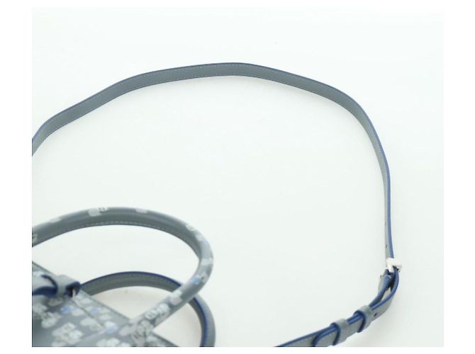 Bulgari BVLGARI x JoJo's Bizarre Adventure Alba Killer Queen Pelle 2way Auth 167094SM Argento Blu chiaro - vista 15