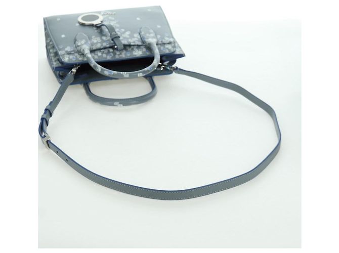 Bulgari BVLGARI x JoJo's Bizarre Adventure Alba Killer Queen Pelle 2way Auth 167094SM Argento Blu chiaro - vista 8