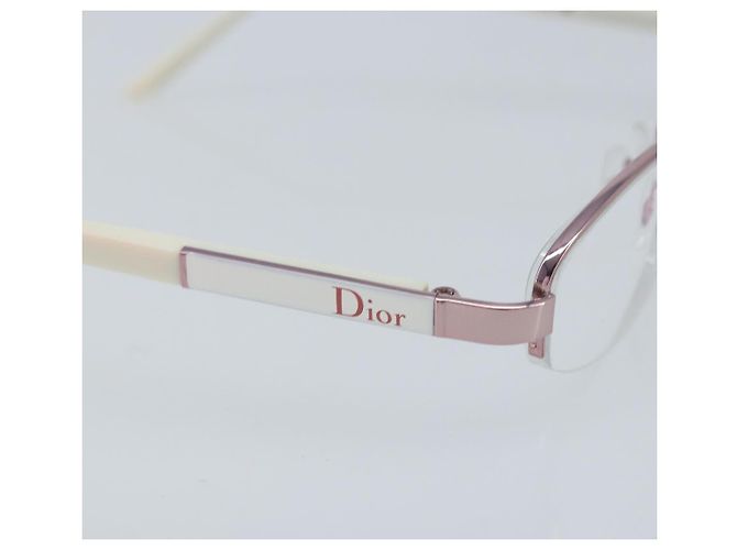 Gafas Christian Dior de plástico rosa Auth BSZ427 - vista 8