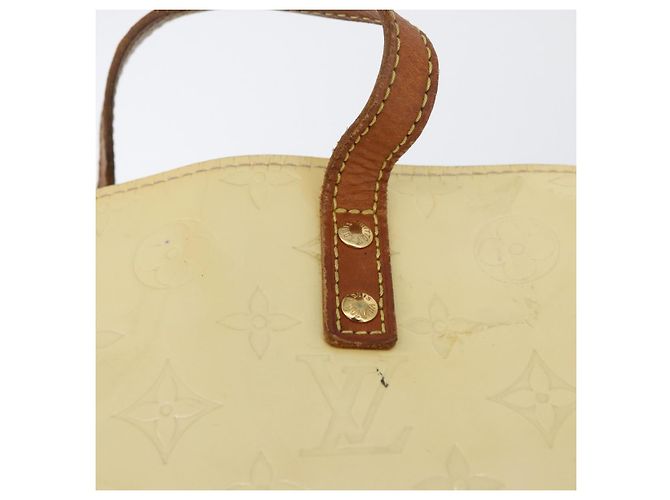 LOUIS VUITTON Borsa a Mano Monogram Vernis Reade PM Perle M91336 LV Auth AMZ367 - vista 18