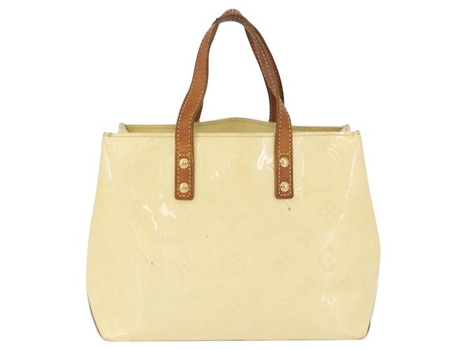 LOUIS VUITTON Borsa a Mano Monogram Vernis Reade PM Perle M91336 LV Auth AMZ367 - vista 3