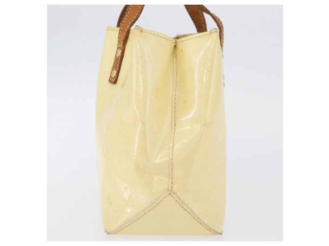 LOUIS VUITTON Borsa a Mano Monogram Vernis Reade PM Perle M91336 LV Auth AMZ367 - vista 4